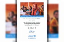 Abiturienten spenden an UNICEF